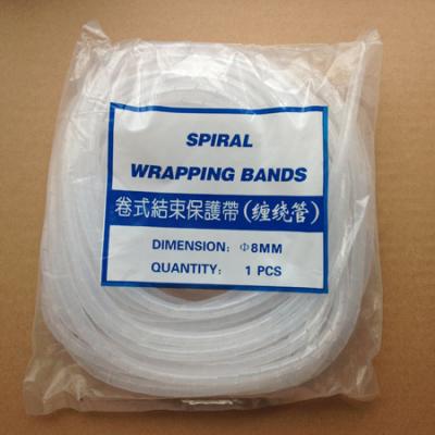 8mm spiral cable wrap black or white