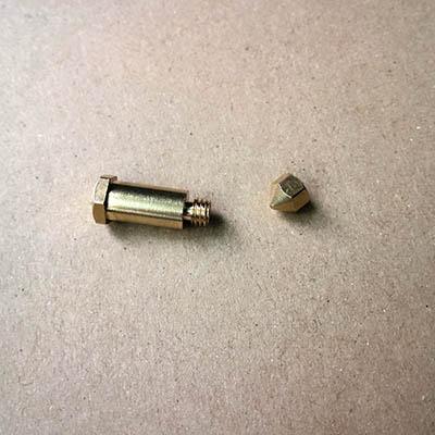 0.4mm nozzle with copper barrel tube