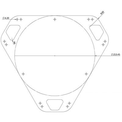 180mm Kossel Printing Plate