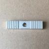 Toothed clamp for open ended belt