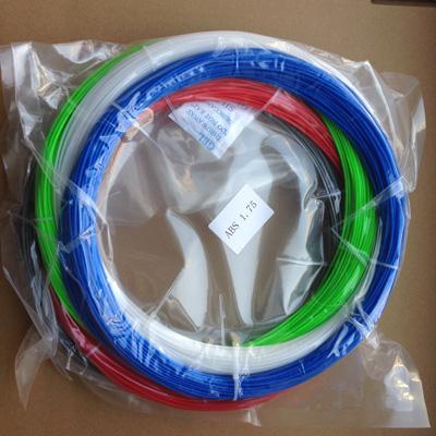 400g 1.75mm ABS Filament pack in 5 colors