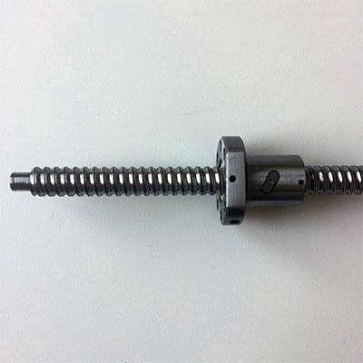1605, 1610 or 2005 ballscrew with machined ends and the Nut