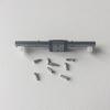 Slim head set screws for linear rails