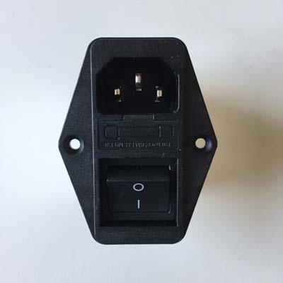 Power socket insured EMI power Filter 6A