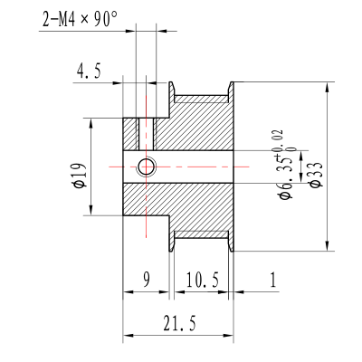 30 Tooth 3M Pulley
