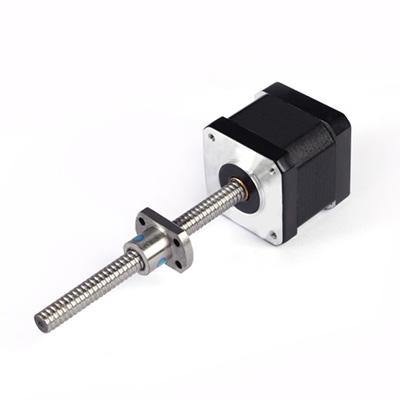 Ball screw integrated stepper motor linear actuator