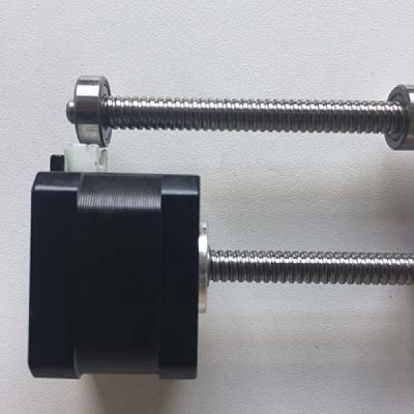 Ball screw integrated stepper motor linear actuator RobotDigg