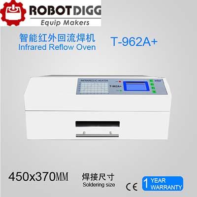 Benchtop infrared reflow soldering oven T-962A, T-962A+ or T-962C