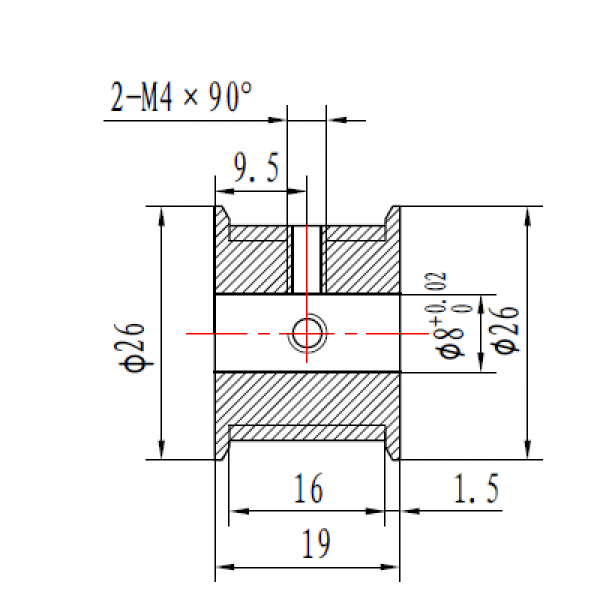 t5 timing pulley