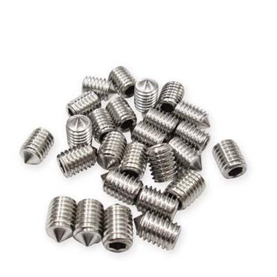 20pcs per pack SUS cone type set screw