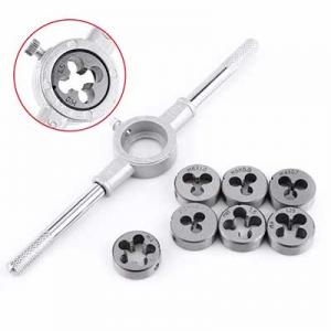 8pcs per set 7 metric screw Die and 1 Wrench