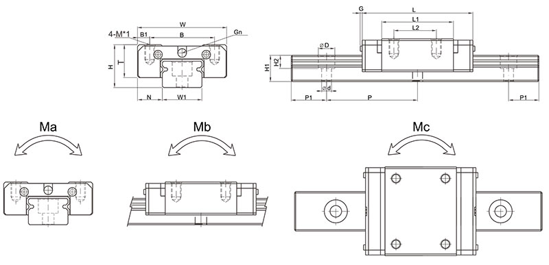 miniature linear guide
