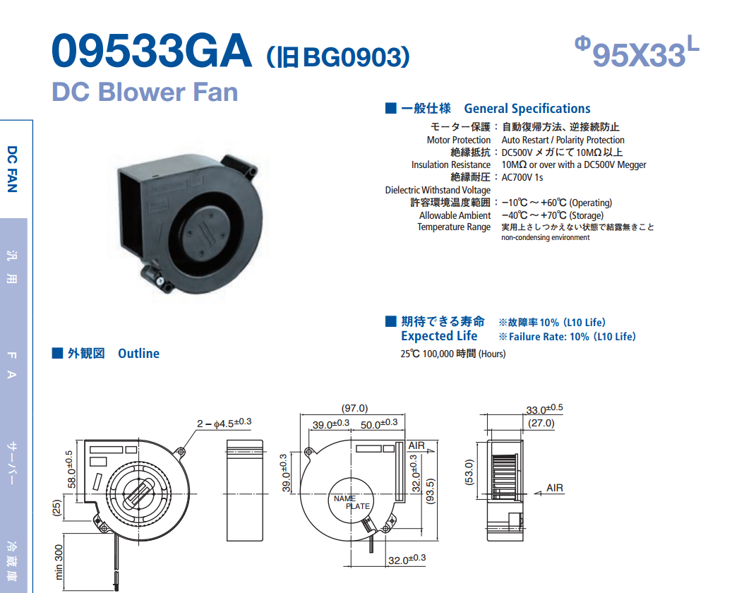24V DC Blower
