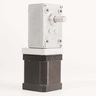 NEMA17 or NEMA23 Turbine Worm Gear Stepper motor