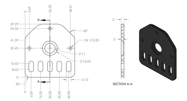 Linear Module Block Plate