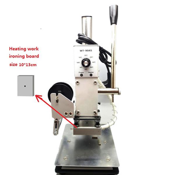 Desktop manual operation embossing or foil stamping machine RobotDigg