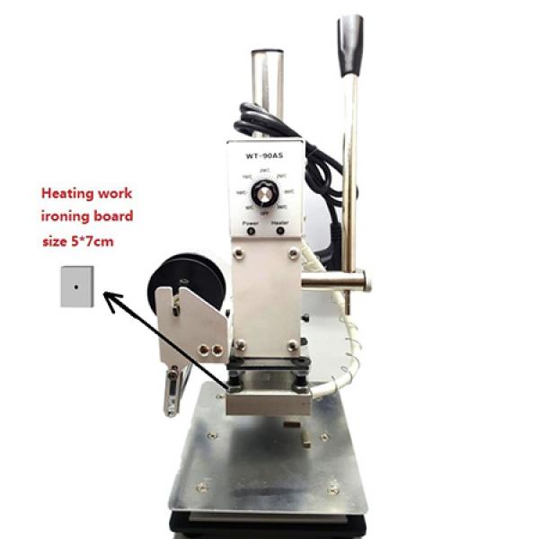 Desktop manual operation embossing or foil stamping machine RobotDigg