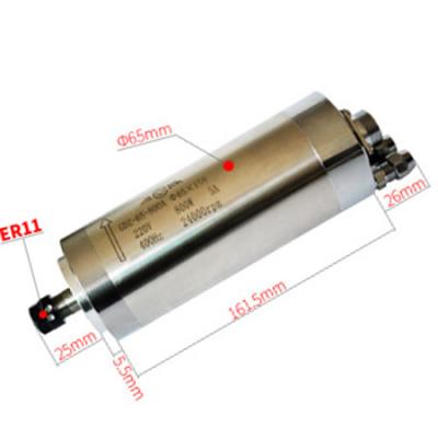 Water cooled spindle motor 800W, 1.5KW or 2.2KW