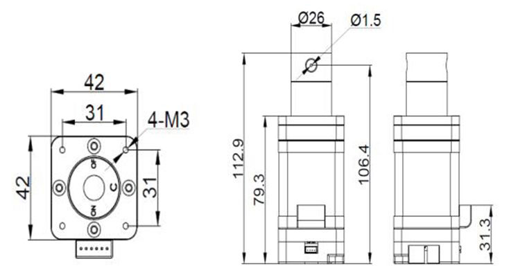stepper motor proportional directional valve