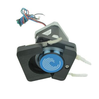 Stepper motorized openable head peristaltic pump