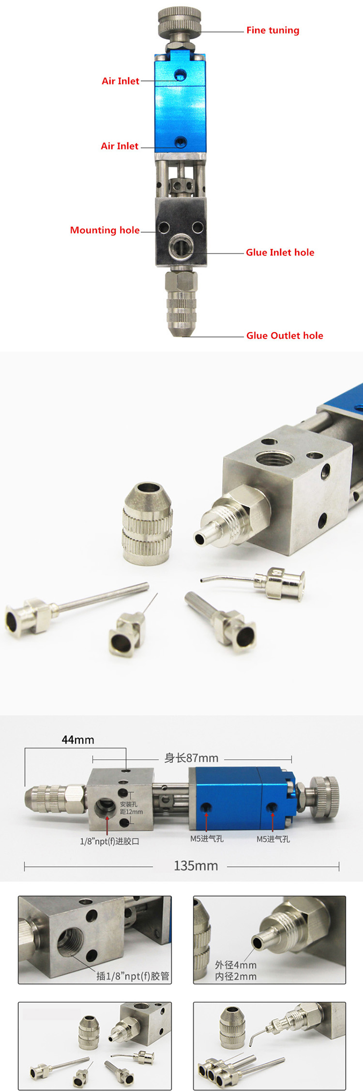 pneumatic dispensing valve