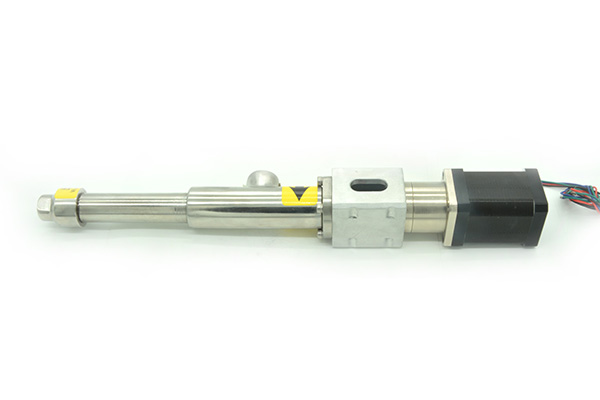 stepper motorized screw pump