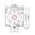 NEMA23 or NEMA34 hollow shaft stepper motor rotary index unit