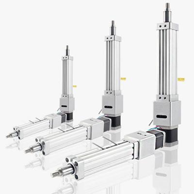 Stepper motorized linear actuator cylinder