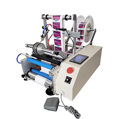 LT-190 table top round bottle front n back labeling machine