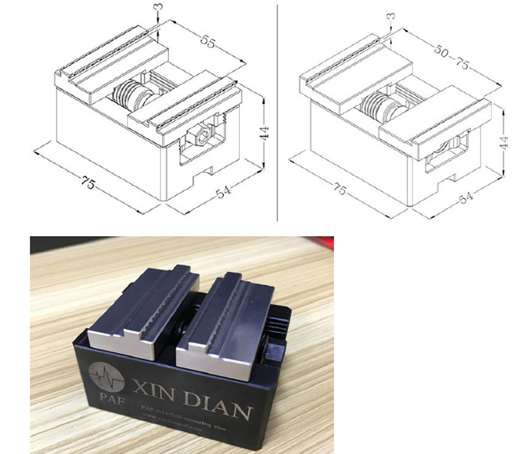 Self-centering Vise