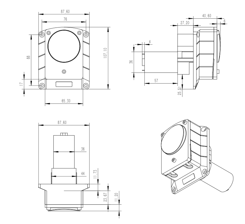 large flow peristaltic pump