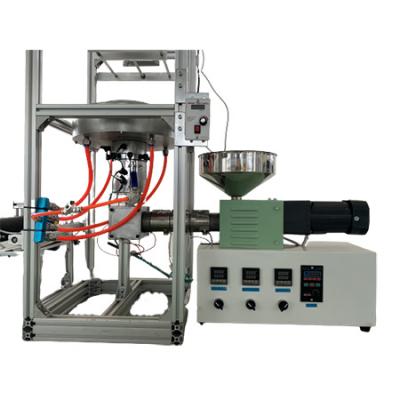 Film cast, film blown, melt blown, blow molding experimental extrusion line