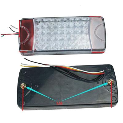 Dual LED marker lamp for machinery or truck