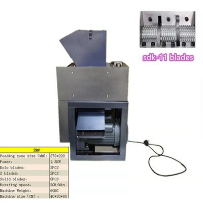 Desktop pelletizer, crusher, shredder for plastic recycling or polymer experiment
