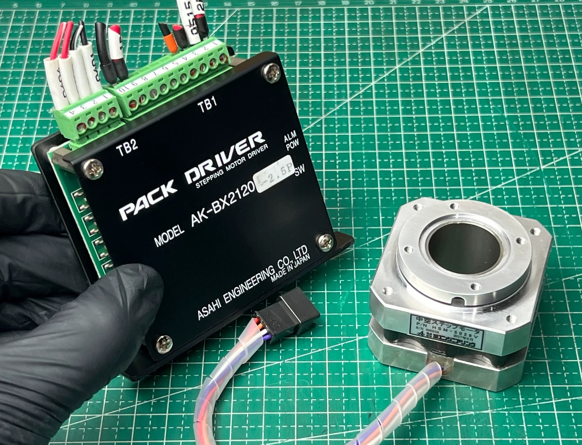 hollow shaft stepper