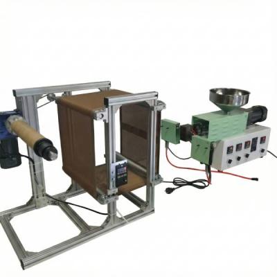 Film calendering, film blown, melt blown, blow molding experimental extrusion line