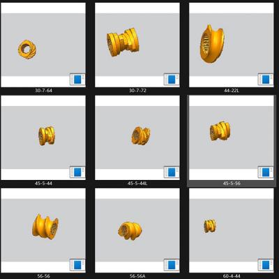 Block type screw and barrel for parallel twin screw extruder