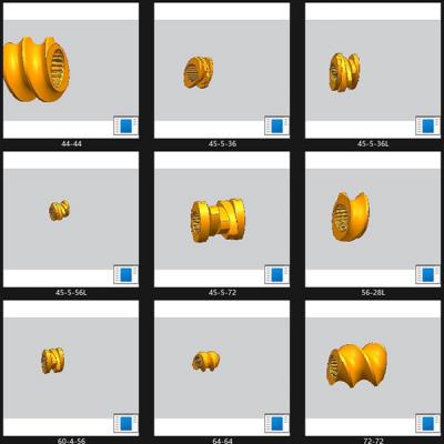 Block type screw and barrel for parallel twin screw extruder