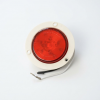 Round 12-LED Clearance & Side Marker Light with Built-in Flange