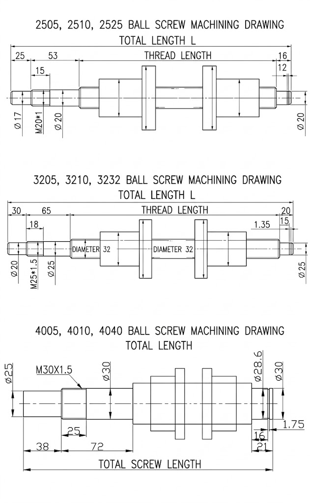 Synchronous Center-Clamping ball screw