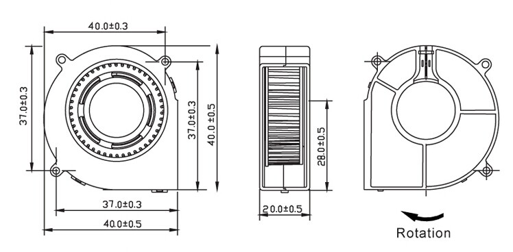 or 24V 4020 Fan - RobotDigg