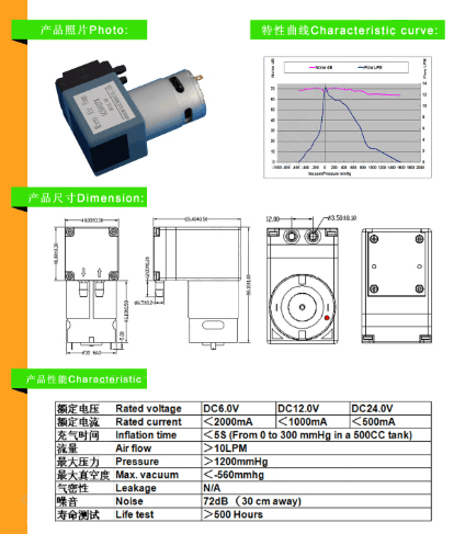 Micro Vacuum Pump