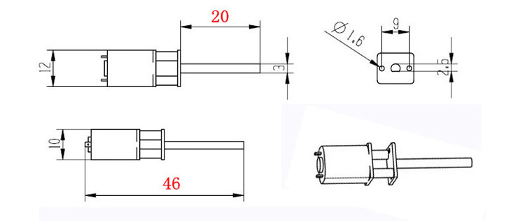 linear micro motor